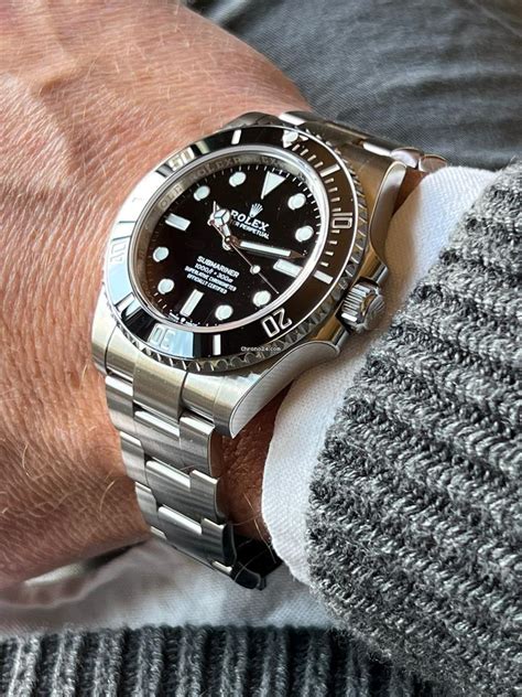 rolex submariner no date wrist|2023 submariner 41mm no date.